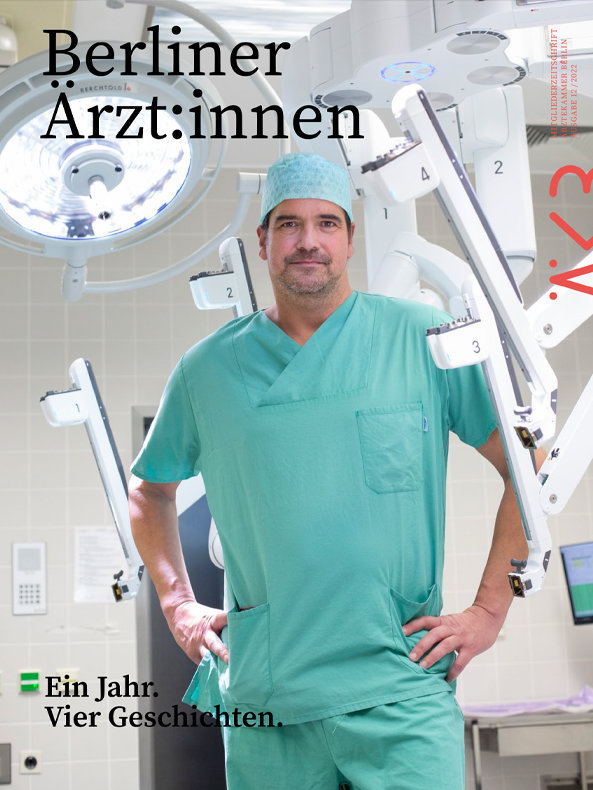 Cover der "Berliner Ärzt:innen", Ausgabe 12/2022