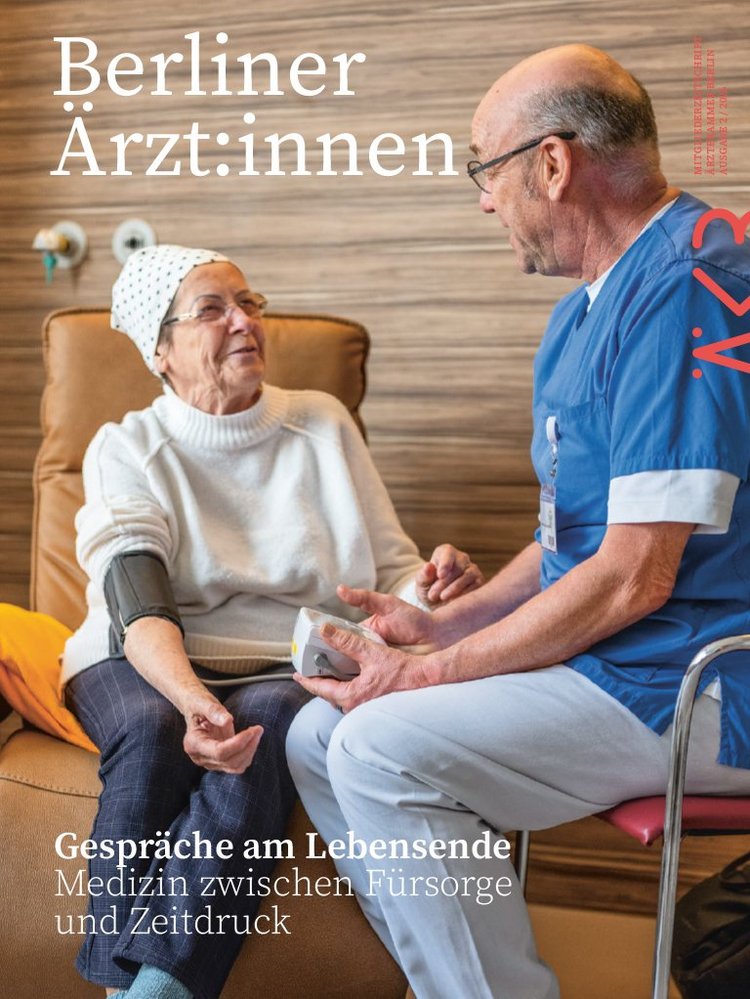 Cover der „Berliner Ärzt:innen“, Ausgabe 2/2026