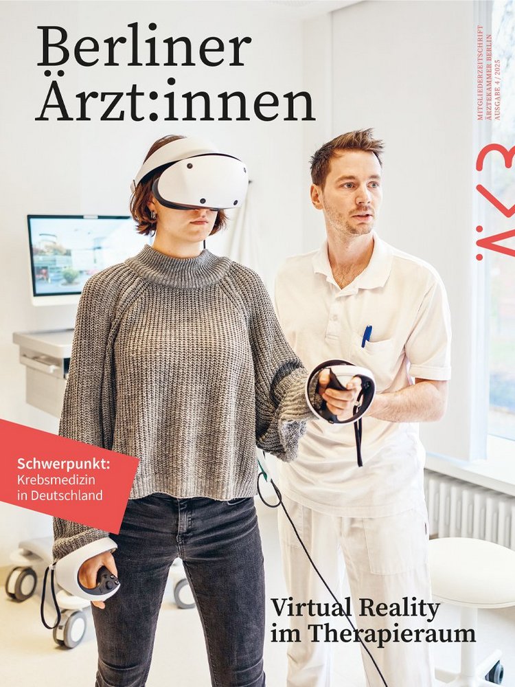 Cover der „Berliner Ärzt:innen“, Ausgabe 4/2025