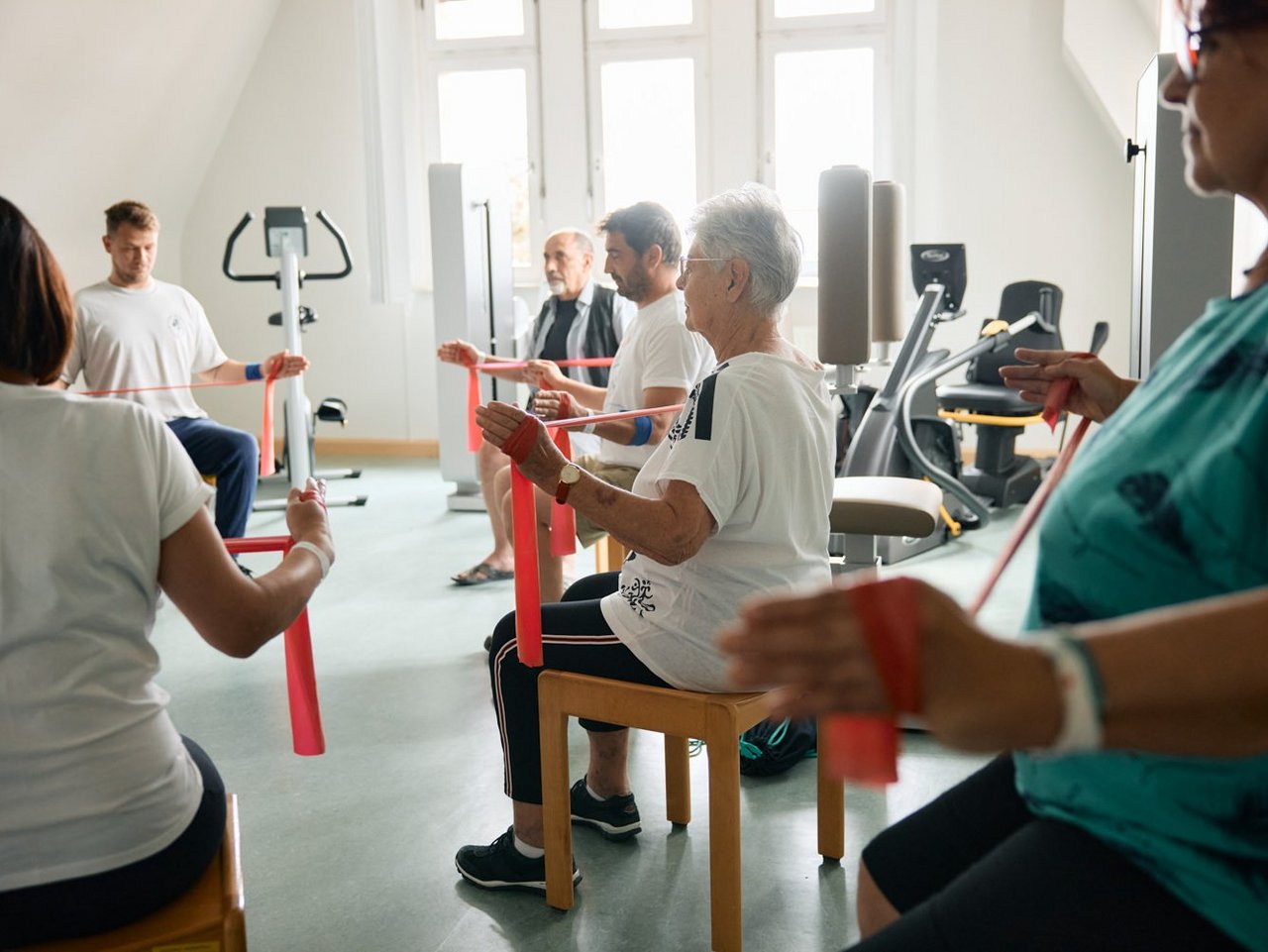 Foto: Dawin Meckel, OSTKREUZ / Ärztekammer Berlin Schmerztherapie im Schmerzzentrum der Caritas-Klinik Dominikus Berlin-Reinickendorf