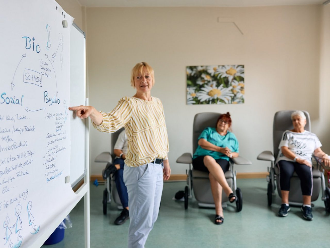 Foto: Dawin Meckel, OSTKREUZ / Ärztekammer Berlin Schmerztherapie im Schmerzzentrum der Caritas-Klinik Dominikus Berlin-Reinickendorf